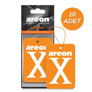 Areon X Coconut Turuncu Oto Araç Kokusu 10 Adet