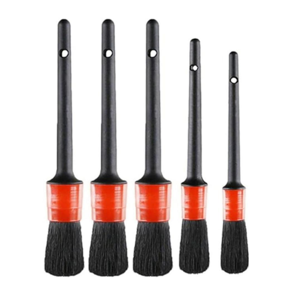 5 Lİ DETAY FIRÇA - DAP5005 5 PCS KIRMIZI SİYAH PP