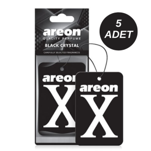 Areon X Black Crystal Siyah Oto Araç Kokusu 5 Adet