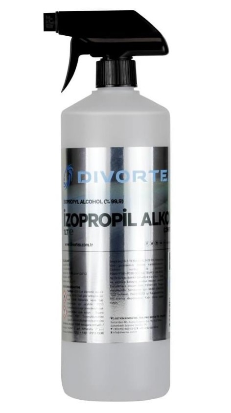 Divortex Izopropil Alkol (% 99.9 Saflık) 1 Lt
